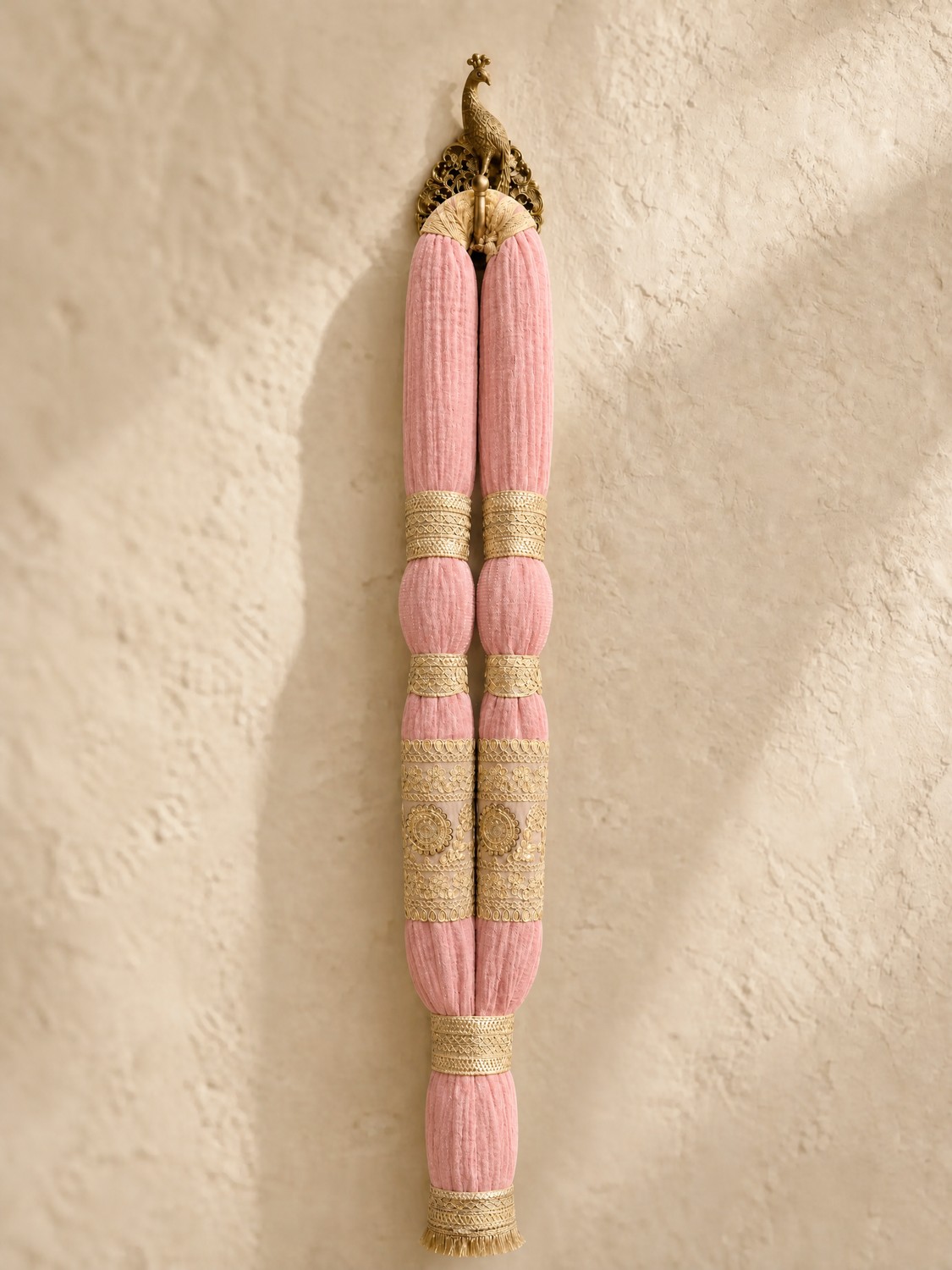 The Nilah Maala — baby pink soft cotton terry garland